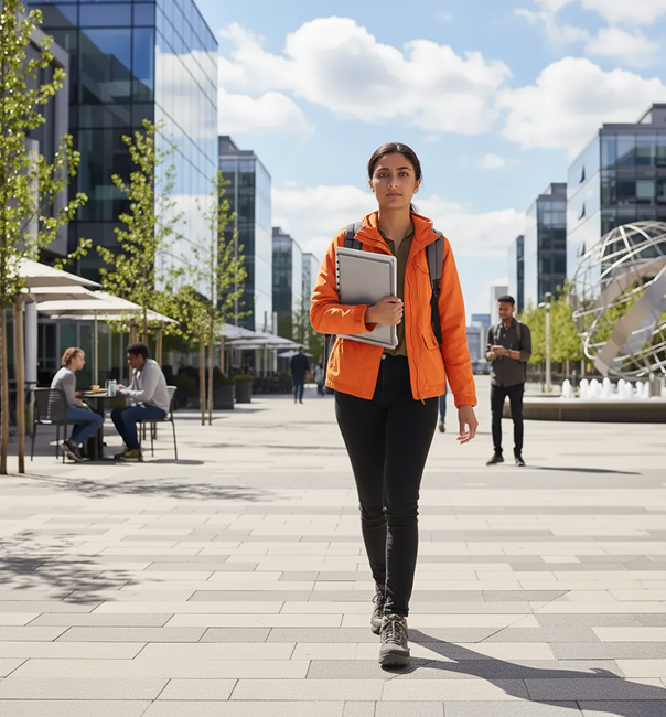 Students celebrating graduation abroad