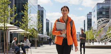 Students celebrating graduation abroad